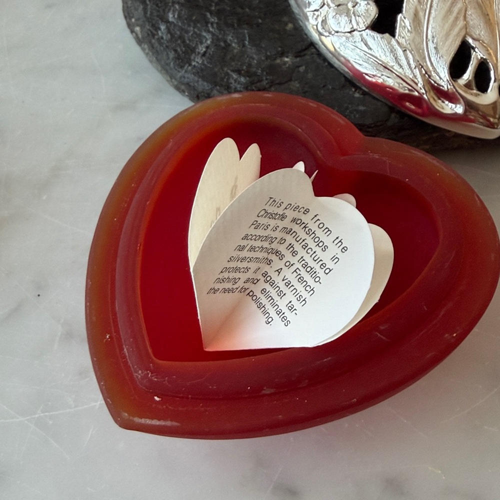 Vintage Christofle Heart Shaped Box Valentine’s Day - Picture 6 of 10